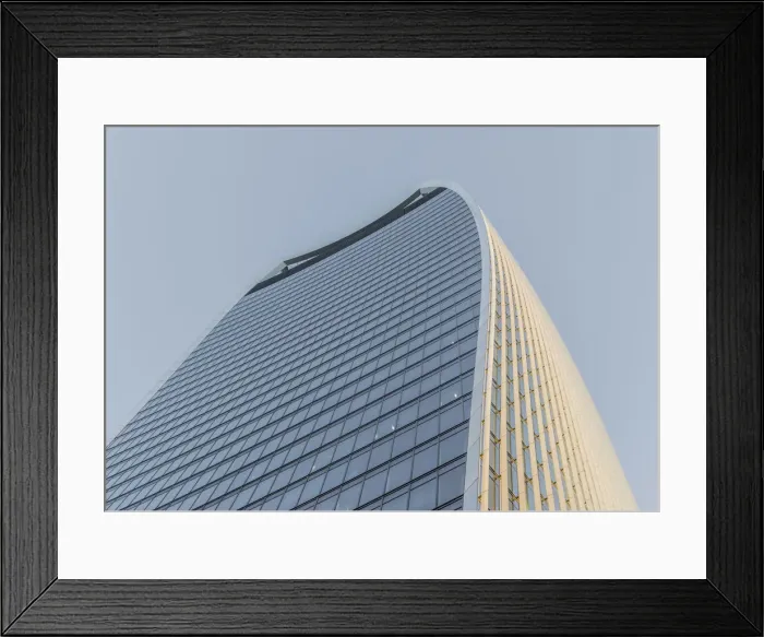 Framed Print : 20 Fenchurch Street Building, also known as the Walkie talkie, London, England Framed Print : 20 Fenchurch Street Building, also known as the Walkie talkie, London, England