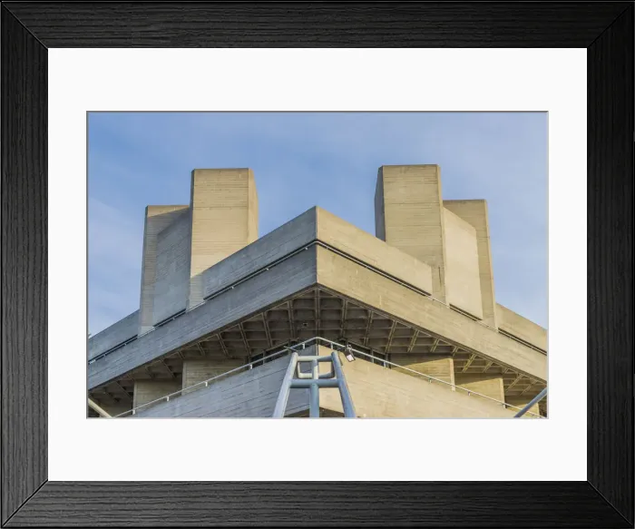 Framed Print : The Royal National Theatre also known as The National Theatre, London, England Framed Print : The Royal National Theatre also known as The National Theatre, London, England