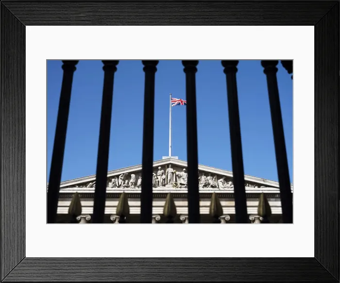 Framed Print : British Museum, London, England, Great Britain Framed Print : British Museum, London, England, Great Britain