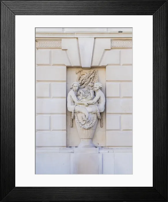 Framed Print : Detail on Somerset House, London, England Framed Print : Detail on Somerset House, London, England