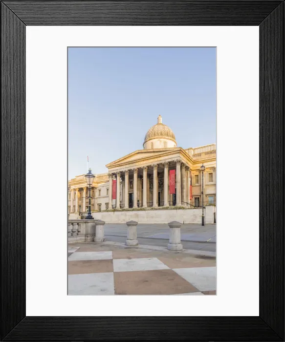 Framed Print : National Gallery, Trafalgar Square, London, England Framed Print : National Gallery, Trafalgar Square, London, England