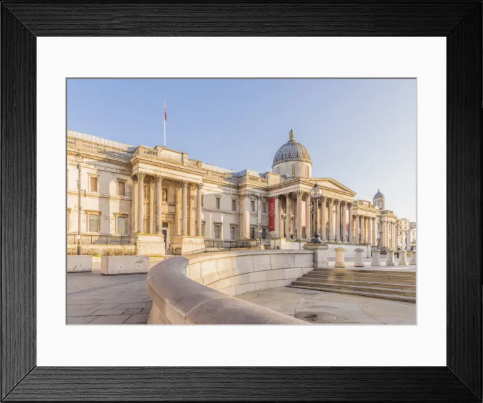 Framed Print : National Gallery, Trafalgar Square, London, England Framed Print : National Gallery, Trafalgar Square, London, England