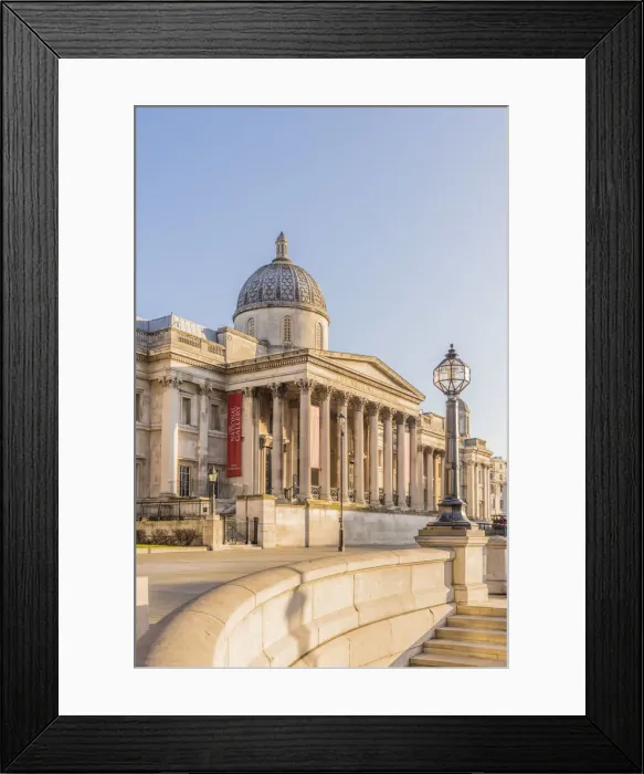 Framed Print : National Gallery, Trafalgar Square, London, England Framed Print : National Gallery, Trafalgar Square, London, England