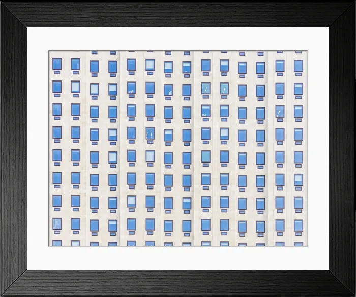 Framed Print : Office Windows, London, England Framed Print : Office Windows, London, England