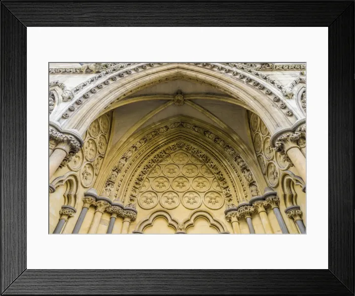 Framed Print : Detail on Westminster Abbey, a UNESCO World heritage site, London, England Framed Print : Detail on Westminster Abbey, a UNESCO World heritage site, London, England