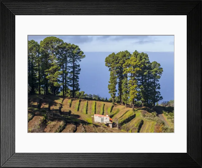 Framed Print : Spain, Canary Islands, La Palma Island, Fuente Grande, winery building Framed Print : Spain, Canary Islands, La Palma Island, Fuente Grande, winery building