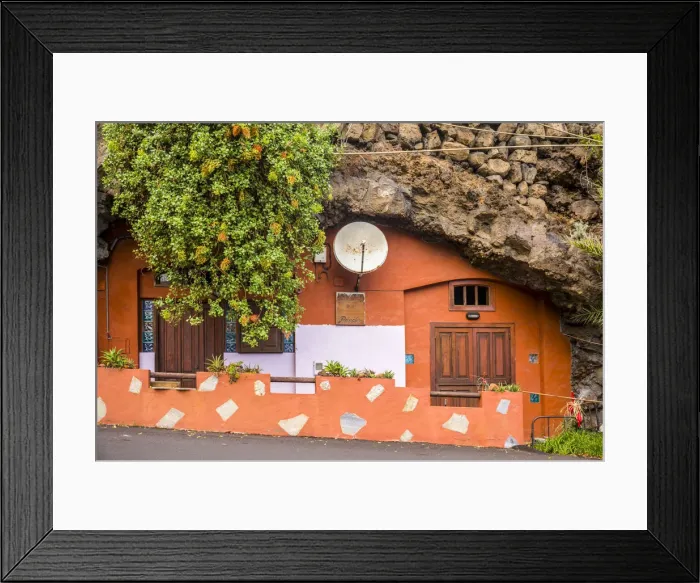 Framed Print : Spain, Canary Islands, La Palma Island, Puerto Espindola, cave house Framed Print : Spain, Canary Islands, La Palma Island, Puerto Espindola, cave house