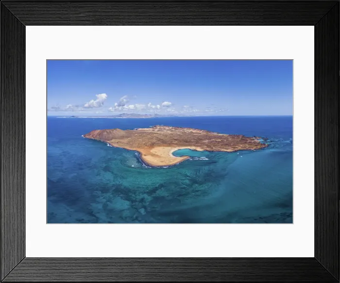 Framed Print : Spain, Canary Islands, Fuerteventura, Isla de Lobas Framed Print : Spain, Canary Islands, Fuerteventura, Isla de Lobas