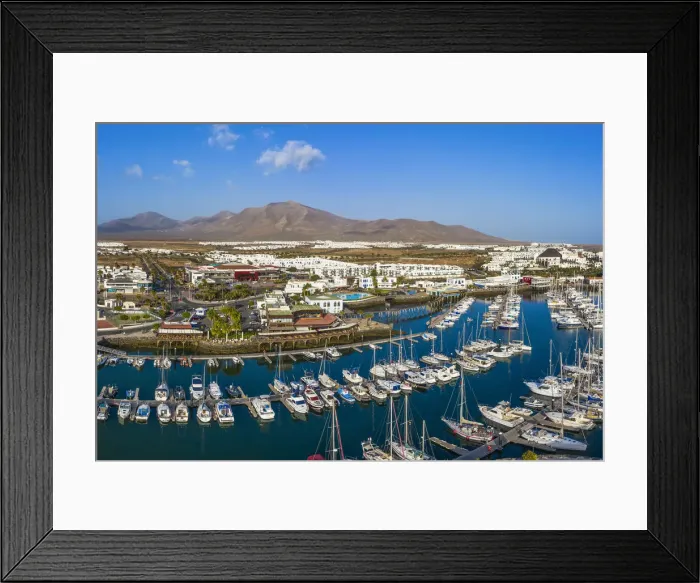 Framed Print : Spain, Canary Islands, Lanzarote, Marina Rubicon, Playa Blanca Framed Print : Spain, Canary Islands, Lanzarote, Marina Rubicon, Playa Blanca