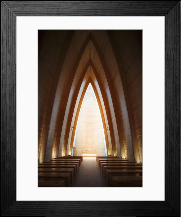 Framed Print : Interior of St. Henrys Ecumencial Art Chapel, Turku, Finland Framed Print : Interior of St. Henrys Ecumencial Art Chapel, Turku, Finland