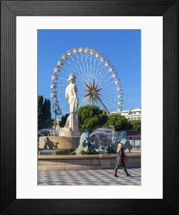 Framed Print : Statue of Apollo at Place Massena, Nice, South of France Framed Print : Statue of Apollo at Place Massena, Nice, South of France