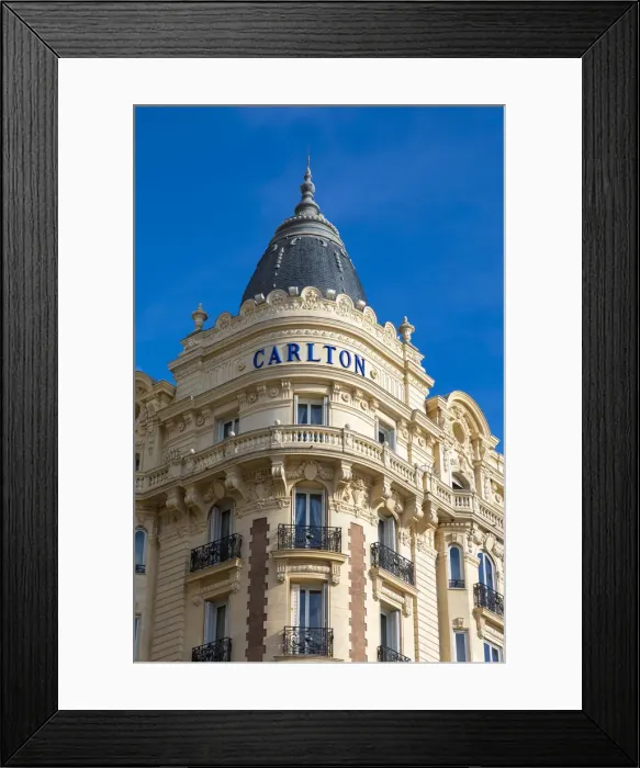 Framed Print : InterContinental Carlton Cannes Hotel, Cannes, South of France Framed Print : InterContinental Carlton Cannes Hotel, Cannes, South of France