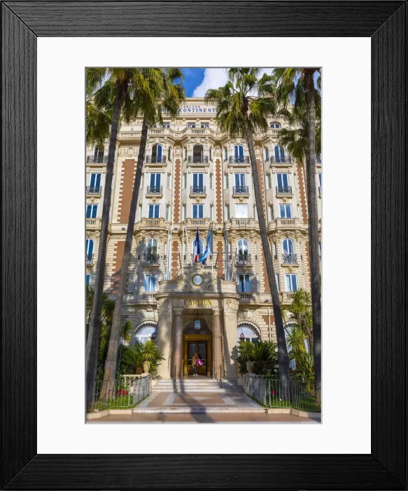 Framed Print : InterContinental Carlton Cannes Hotel, Cannes, South of France Framed Print : InterContinental Carlton Cannes Hotel, Cannes, South of France