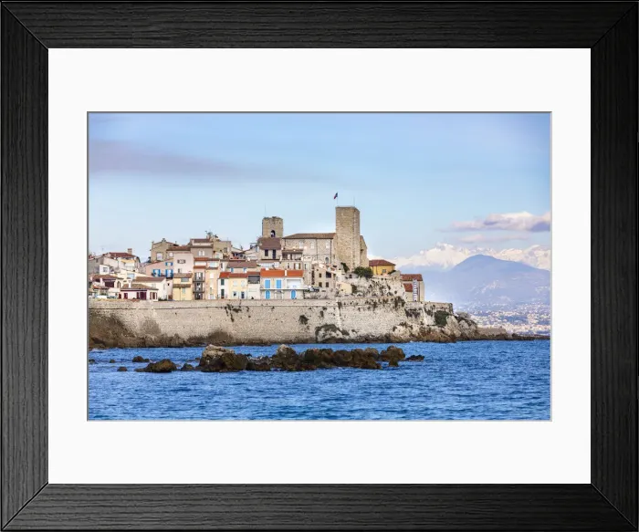 Framed Print : Old Town of Antibes, Antibes, South of France Framed Print : Old Town of Antibes, Antibes, South of France