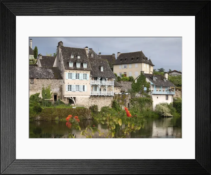 Framed Print : Europe, France, Nouvelle-Aquitaine, Correze, Dordogne Valley, Argentat Framed Print : Europe, France, Nouvelle-Aquitaine, Correze, Dordogne Valley, Argentat