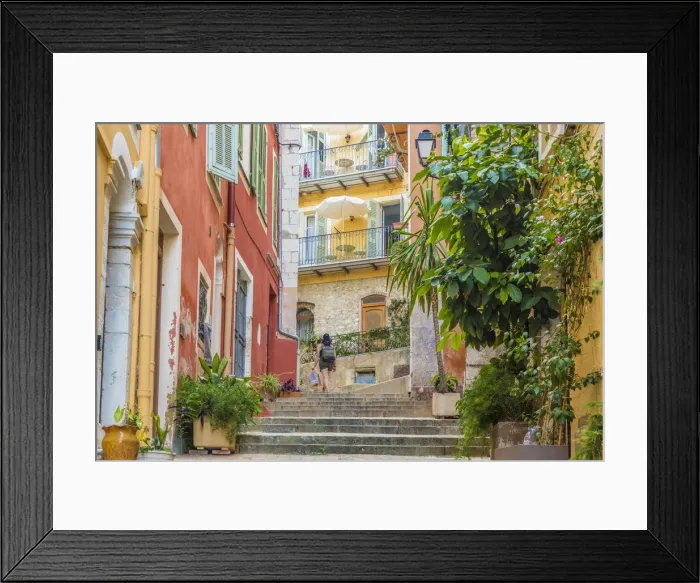 Framed Print : Villefrance Sur Mer, Provence Alpes Cote d azur, French Riviera, France Framed Print : Villefrance Sur Mer, Provence Alpes Cote d azur, French Riviera, France