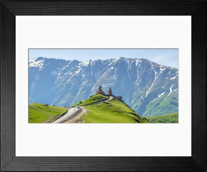 Framed Print : Gergeti Trinity Church, Stepantsminda, Mtskheta-Mtianeti, Georgia Framed Print : Gergeti Trinity Church, Stepantsminda, Mtskheta-Mtianeti, Georgia