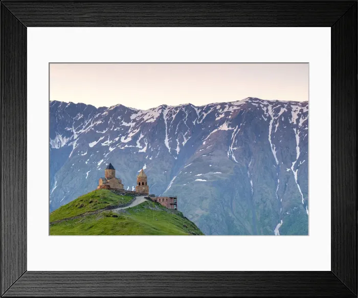 Framed Print : Gergeti Trinity Church, Stepantsminda, Mtskheta-Mtianeti, Georgia Framed Print : Gergeti Trinity Church, Stepantsminda, Mtskheta-Mtianeti, Georgia