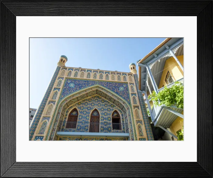 Framed Print : Facade of the Orbeliani Baths (Chreli Abano) in the Abanotubani bath district Framed Print : Facade of the Orbeliani Baths (Chreli Abano) in the Abanotubani bath district