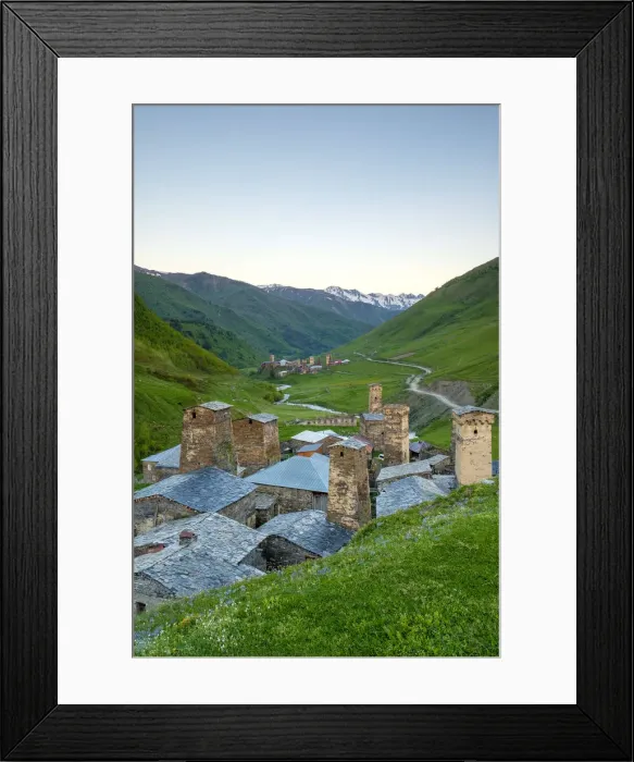 Framed Print : Chazhashi and Murkmeli, Ushguli, Samegrelo-Zemo Svaneti region, Georgia Framed Print : Chazhashi and Murkmeli, Ushguli, Samegrelo-Zemo Svaneti region, Georgia