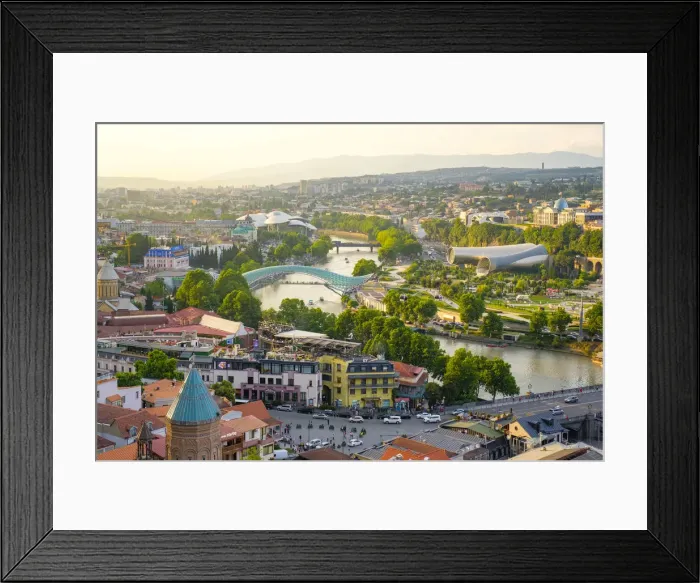 Framed Print : Central Tbilisi, buildings along the Kura (Mtkvari) river, Tbilisi (Tiflis), Georgia Framed Print : Central Tbilisi, buildings along the Kura (Mtkvari) river, Tbilisi (Tiflis), Georgia