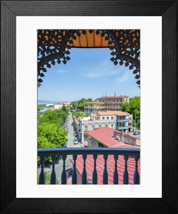 Framed Print : View from Sachino Palace (Queen Darejan Palace), Metekhi, Tbilisi (Tiflis), Georgia Framed Print : View from Sachino Palace (Queen Darejan Palace), Metekhi, Tbilisi (Tiflis), Georgia