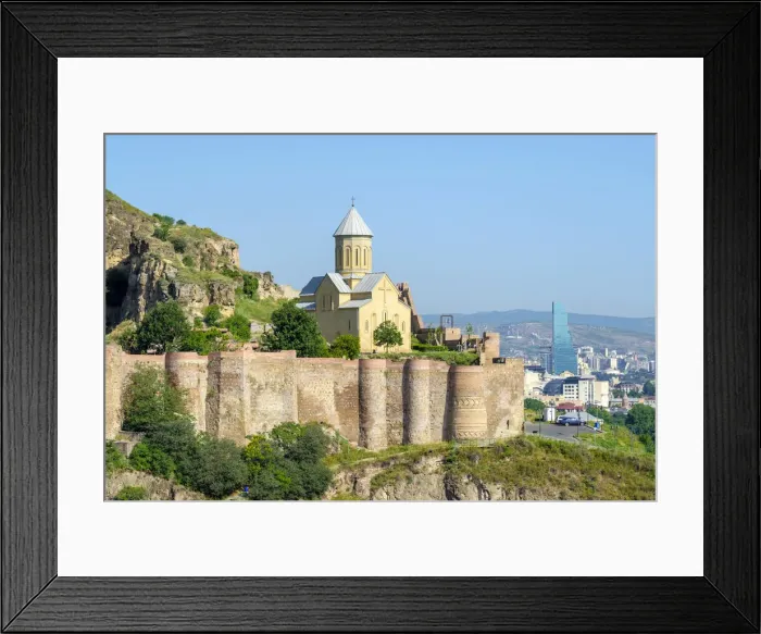 Framed Print : Narikala Fortress and Saint Nicholas Church, Tbilisi (Tiflis), Georgia Framed Print : Narikala Fortress and Saint Nicholas Church, Tbilisi (Tiflis), Georgia