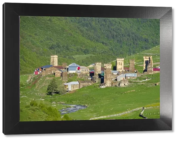 Murkmeli village, Ushguli, Samegrelo-Zemo Svaneti region, Georgia