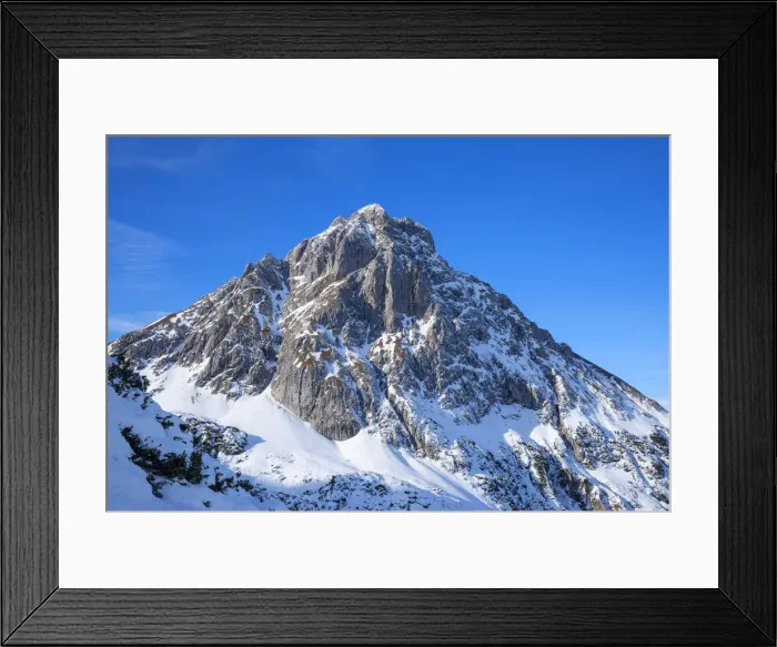 Framed Print : Ehrwalder Sonnenspitze seen from Coburger hut, Mieminger mountain range, Ehrwald, Tyrol, Austria Framed Print : Ehrwalder Sonnenspitze seen from Coburger hut, Mieminger mountain range, Ehrwald, Tyrol, Austria