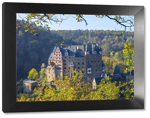Eltz castle, Wierschem, Mosel valley, Eifel, Rhineland-Palatinate, Germany