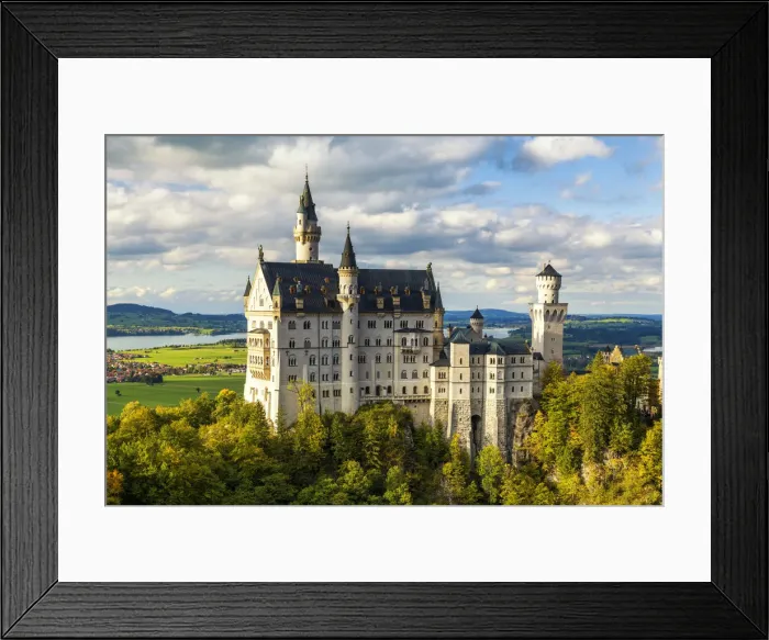 Framed Print : Neuschwanstein Castle, Schwangau, Bavaria, Germany