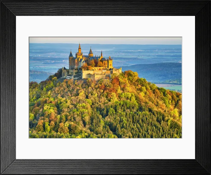 Framed Print : Hohenzollern Castle in Autumn, Baden-Wurttemberg, Germany Framed Print : Hohenzollern Castle in Autumn, Baden-Wurttemberg, Germany