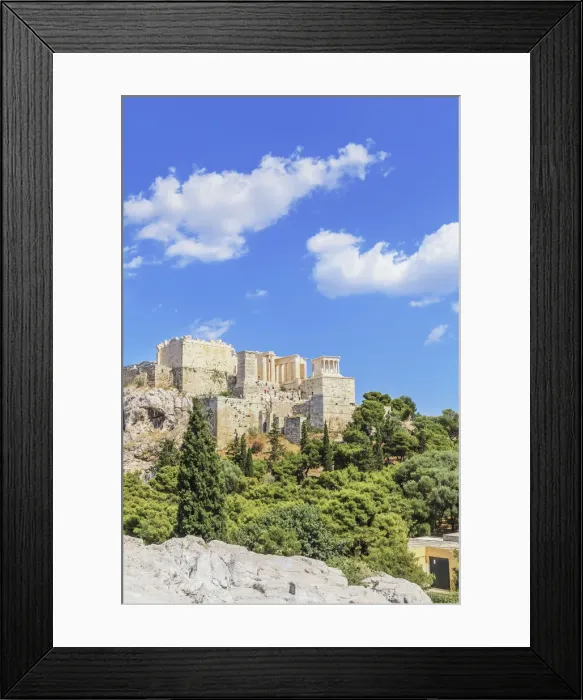 Framed Print : View of the Acropolis, Athens, Greece Framed Print : View of the Acropolis, Athens, Greece