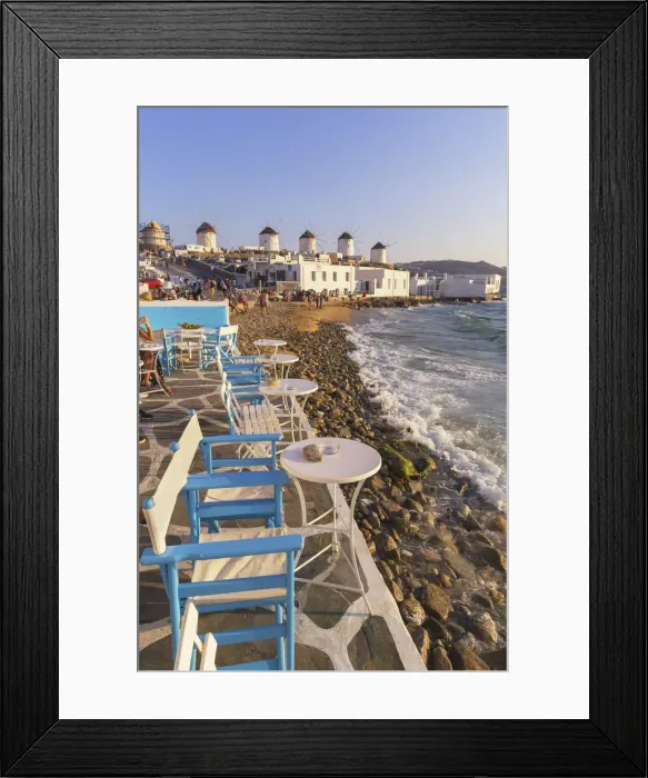 Framed Print : Little Venice, Mykonos Town, Mykonos, Cyclades Islands, Greece Framed Print : Little Venice, Mykonos Town, Mykonos, Cyclades Islands, Greece