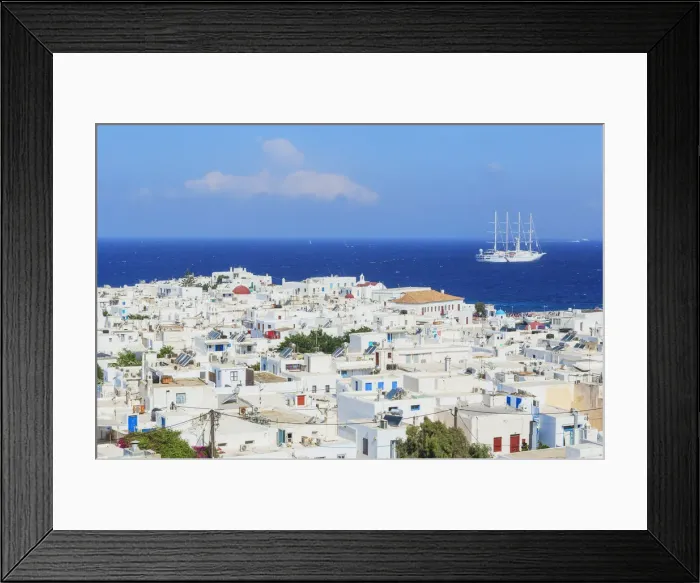 Framed Print : Mykonos Town, Mykonos, Cyclades Islands, Greece Framed Print : Mykonos Town, Mykonos, Cyclades Islands, Greece