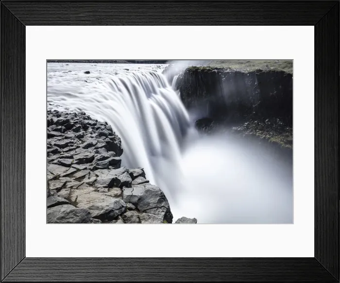 Framed Print : Iceland, Northeast Iceland, Vatnajokull National Park, Dettifoss waterfall Framed Print : Iceland, Northeast Iceland, Vatnajokull National Park, Dettifoss waterfall