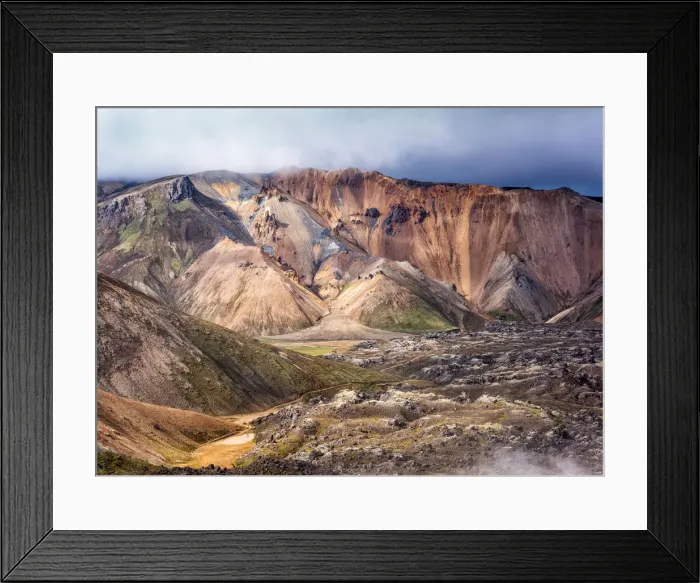 Framed Print : Landmannalaugar, Highlands, Iceland Framed Print : Landmannalaugar, Highlands, Iceland