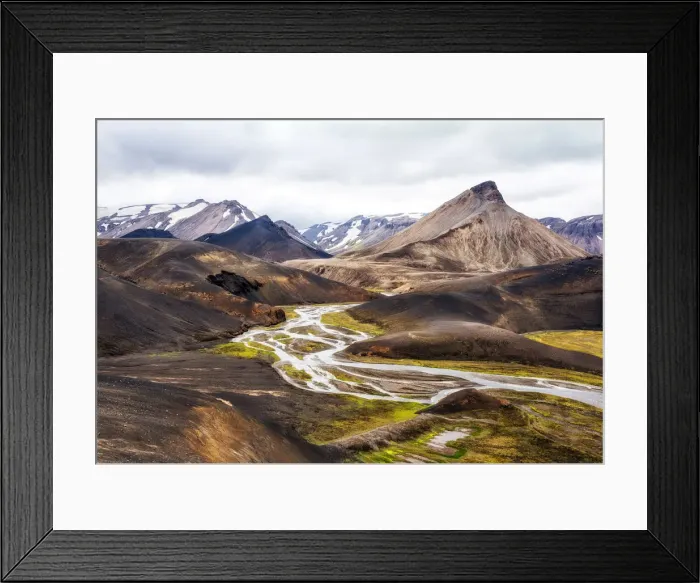Framed Print : Mountains in Landmannalaugar, Highlands, Iceland Framed Print : Mountains in Landmannalaugar, Highlands, Iceland
