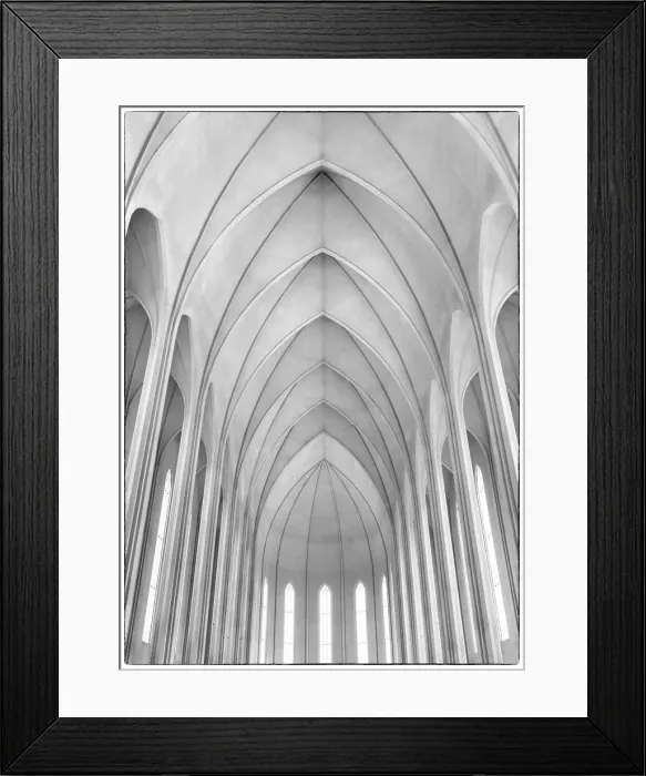 Framed Print : The interior arches of Hallgrimskirkja church, Reykjavik, Iceland Framed Print : The interior arches of Hallgrimskirkja church, Reykjavik, Iceland