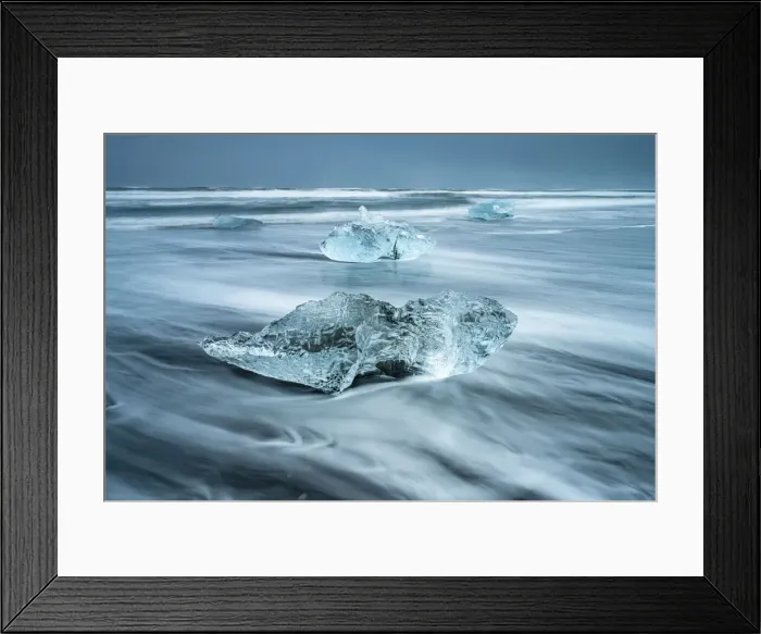Framed Print : Diamond Beach, Jokulsarlon Glacier Lagoon, Hofn, Iceland, Europe Framed Print : Diamond Beach, Jokulsarlon Glacier Lagoon, Hofn, Iceland, Europe