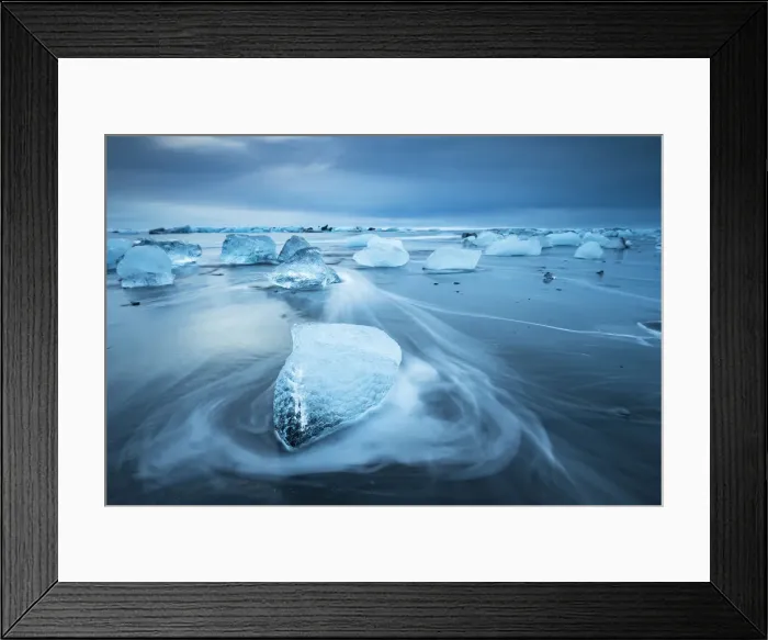 Framed Print : Diamond Beach, Jokulsarlon Glacier Lagoon, Hofn, Iceland, Europe Framed Print : Diamond Beach, Jokulsarlon Glacier Lagoon, Hofn, Iceland, Europe