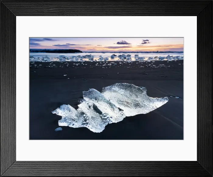 Framed Print : Diamond Beach, Jokulsarlon Glacier Lagoon, Hofn, Iceland, Europe Framed Print : Diamond Beach, Jokulsarlon Glacier Lagoon, Hofn, Iceland, Europe