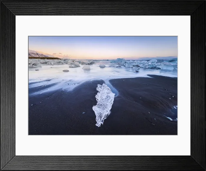 Framed Print : Diamond Beach, Jokulsarlon Glacier Lagoon, Hofn, Iceland, Europe Framed Print : Diamond Beach, Jokulsarlon Glacier Lagoon, Hofn, Iceland, Europe