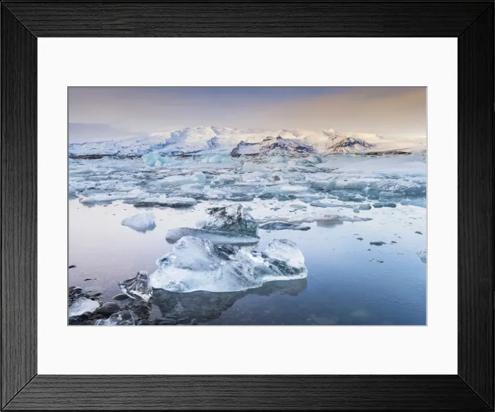 Framed Print : Jokulsarlon Glacier Lagoon, Hofn, Iceland, Europe Framed Print : Jokulsarlon Glacier Lagoon, Hofn, Iceland, Europe