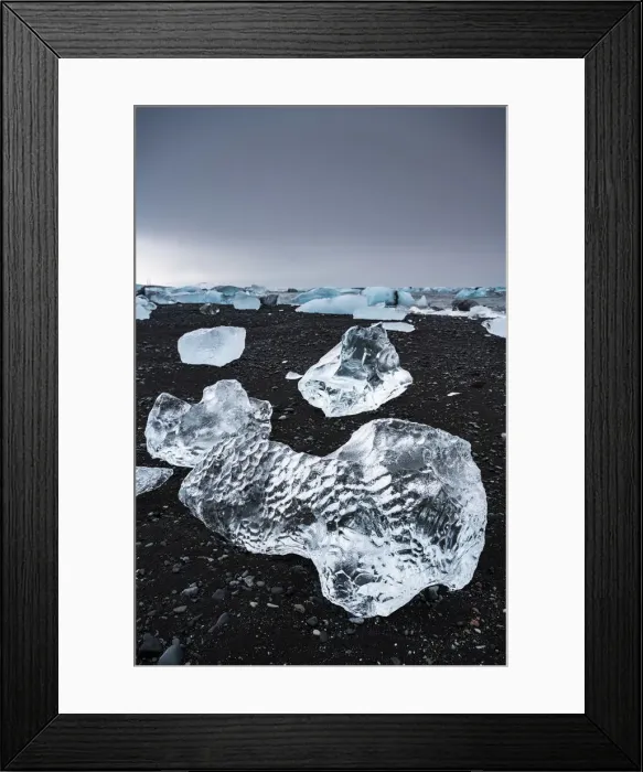 Framed Print : Diamond Beach, Jokulsarlon Glacier Lagoon, Hofn, Iceland, Europe Framed Print : Diamond Beach, Jokulsarlon Glacier Lagoon, Hofn, Iceland, Europe