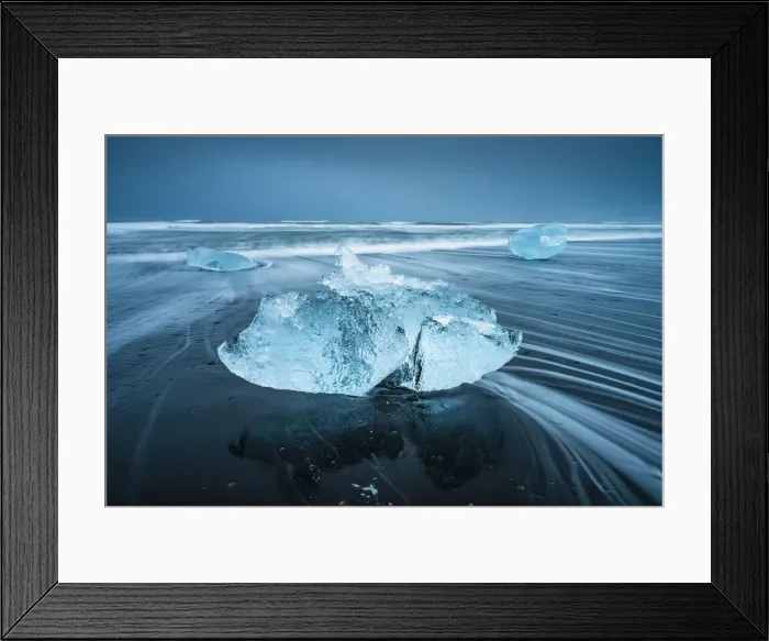 Framed Print : Diamond Beach, Jokulsarlon Glacier Lagoon, Hofn, Iceland, Europe Framed Print : Diamond Beach, Jokulsarlon Glacier Lagoon, Hofn, Iceland, Europe