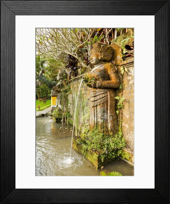 Framed Print : Indonesia, Bali, fountain Framed Print : Indonesia, Bali, fountain