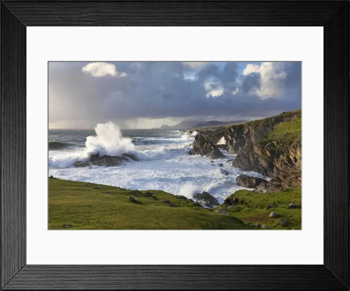 Framed Print : Stormy weather in Western Achill Island, Achill Island, County Mayo, Connacht province Framed Print : Stormy weather in Western Achill Island, Achill Island, County Mayo, Connacht province