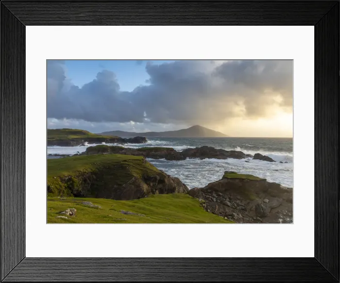 Framed Print : Stormy weather in Western Achill Island, Achill Island, County Mayo, Connacht province Framed Print : Stormy weather in Western Achill Island, Achill Island, County Mayo, Connacht province