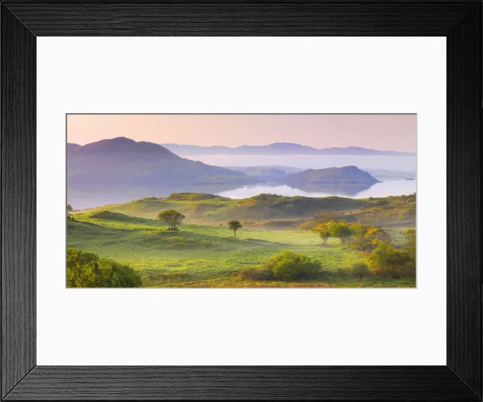 Framed Print : Ireland, Co. Donegal, Fanad, Mulroy bay
